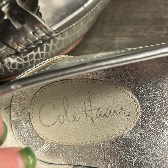 Cole Haan Silver Loafers for Women - Picture 5 of 8
